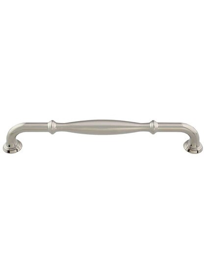 Tiffany Cabinet Pull - 7 1/2 inch Center-to-Center in Polished Nickel.